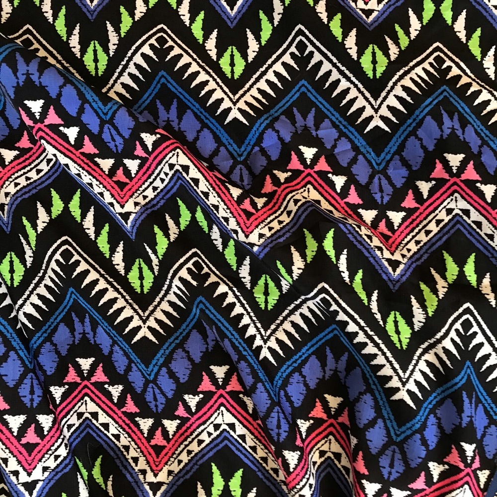 Dots Tribal Print Party Dress - Size XL